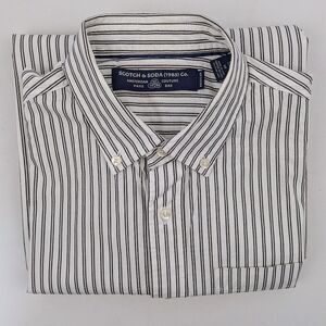 Scotch & Soda Regular Fit Button Down Collar LS Shirt
